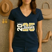 Class Of 2025 Senior Graduation Women's V-Neck T-Shirt