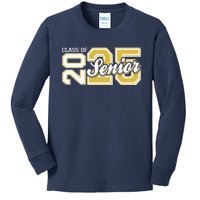 Class Of 2025 Senior Graduation Kids Long Sleeve Shirt