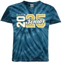 Class Of 2025 Senior Graduation Kids Tie-Dye T-Shirt