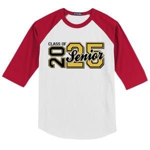 Class Of 2025 Senior Graduation Kids Colorblock Raglan Jersey