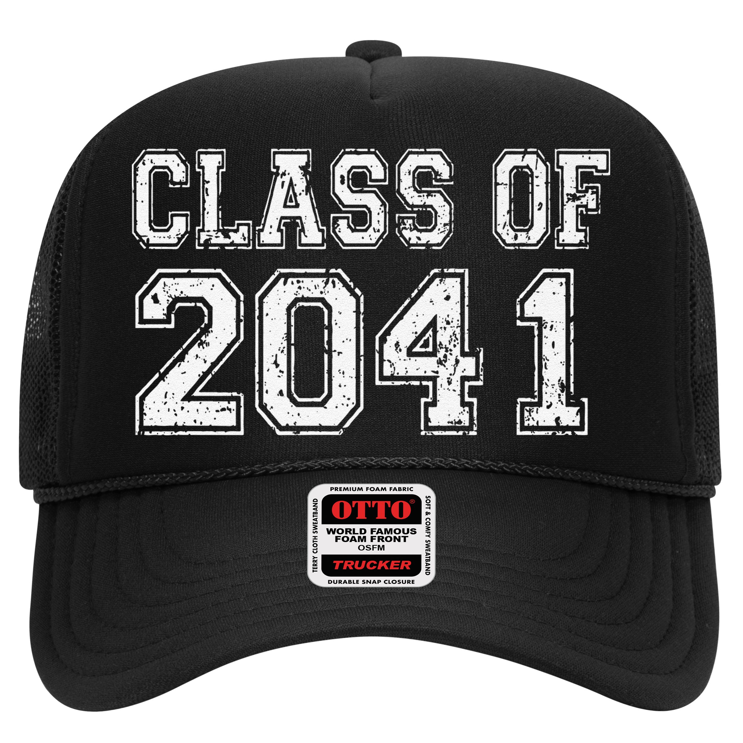 Class Of 2041 Grow With Me Graduation Vintage Premium Hat
