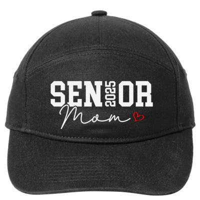 Class Of 2025 Senior Mom 2025 Graduation 2025 Back To School Gift 7-Panel Snapback Hat