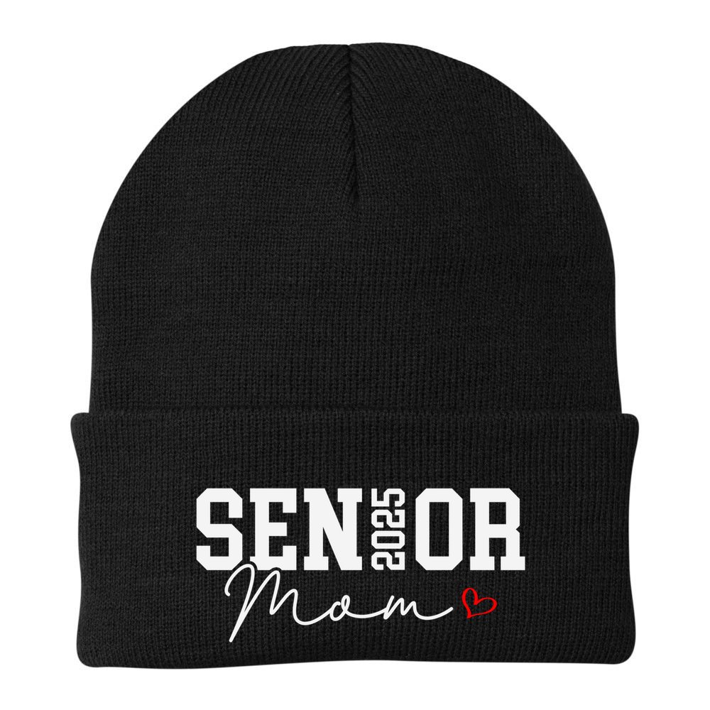Class Of 2025 Senior Mom 2025 Graduation 2025 Back To School Gift Beanie