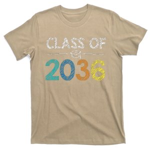 Class Of 2036 Grow With Me First Day Of School Graduation Funny T-Shirt