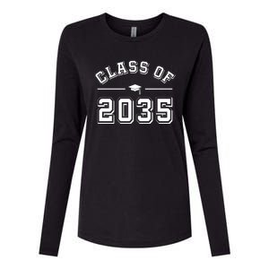 Class Of 2035 Graduation Womens Cotton Relaxed Long Sleeve T-Shirt