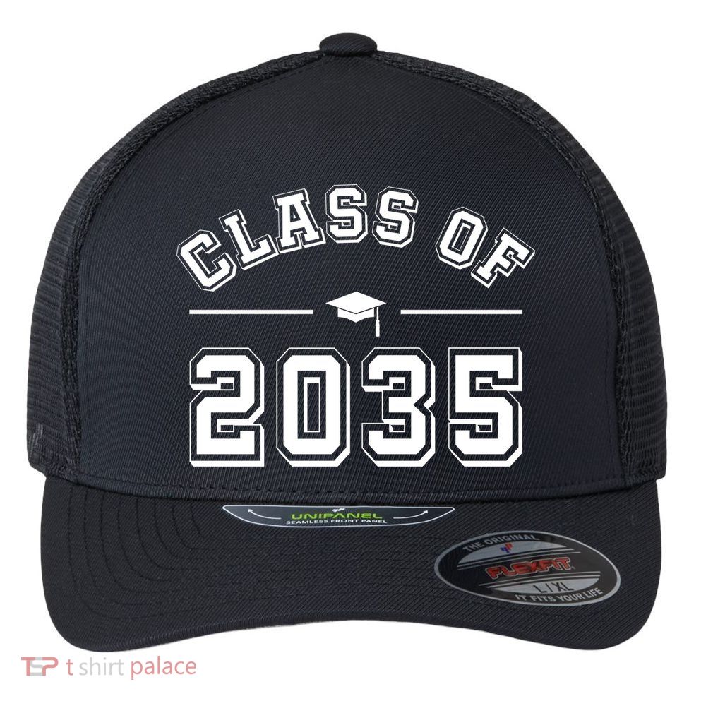 Class Of 2035 Graduation Flexfit Unipanel Trucker Cap