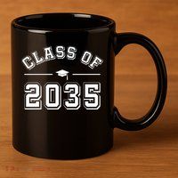 Class Of 2035 Graduation 11oz C Handle Ceramic Mug
