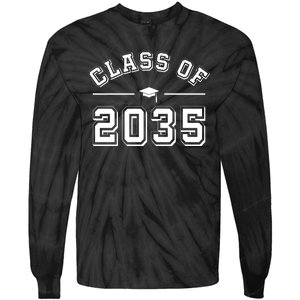 Class Of 2035 Graduation Tie-Dye Long Sleeve Shirt