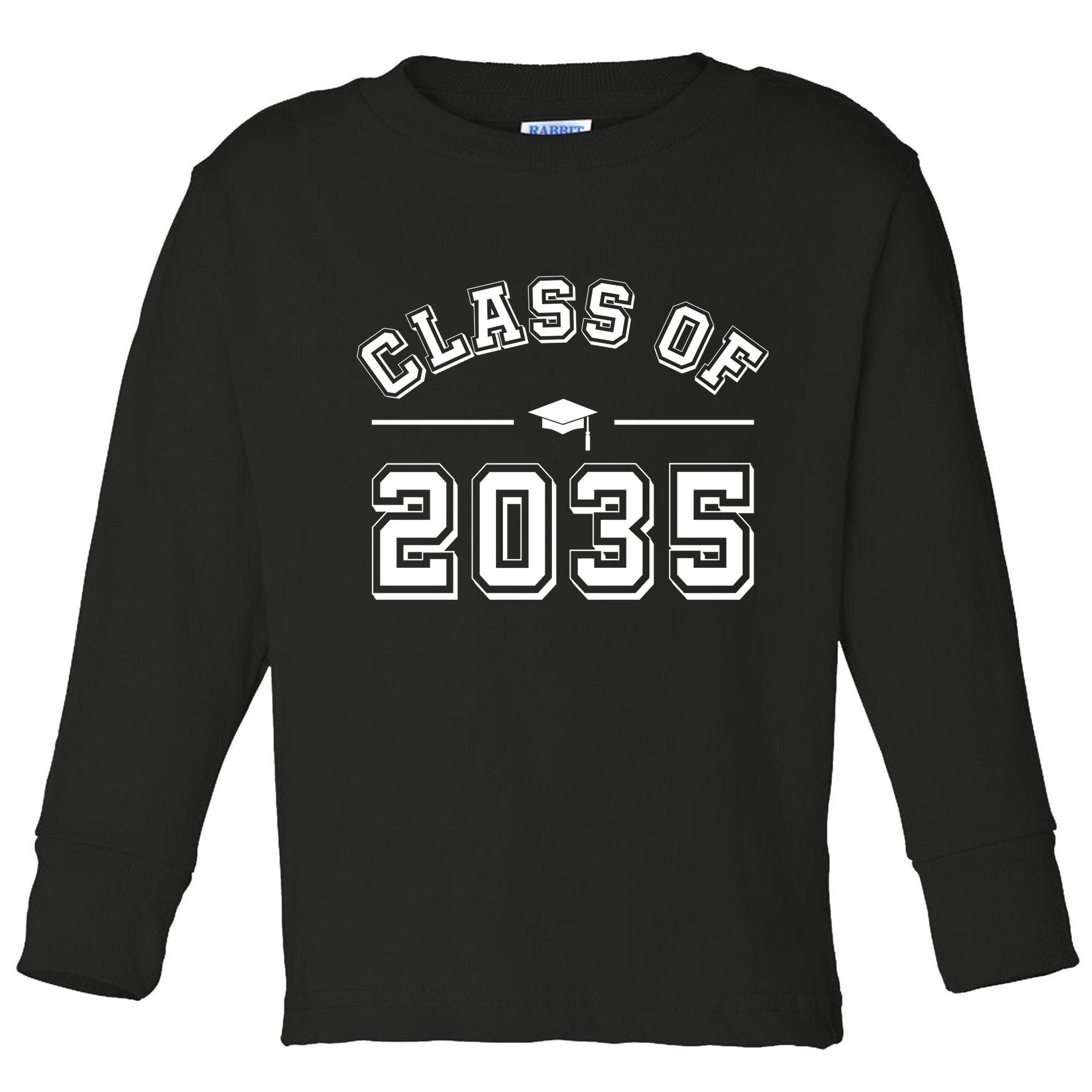 Class Of 2035 Graduation Toddler Long Sleeve Shirt
