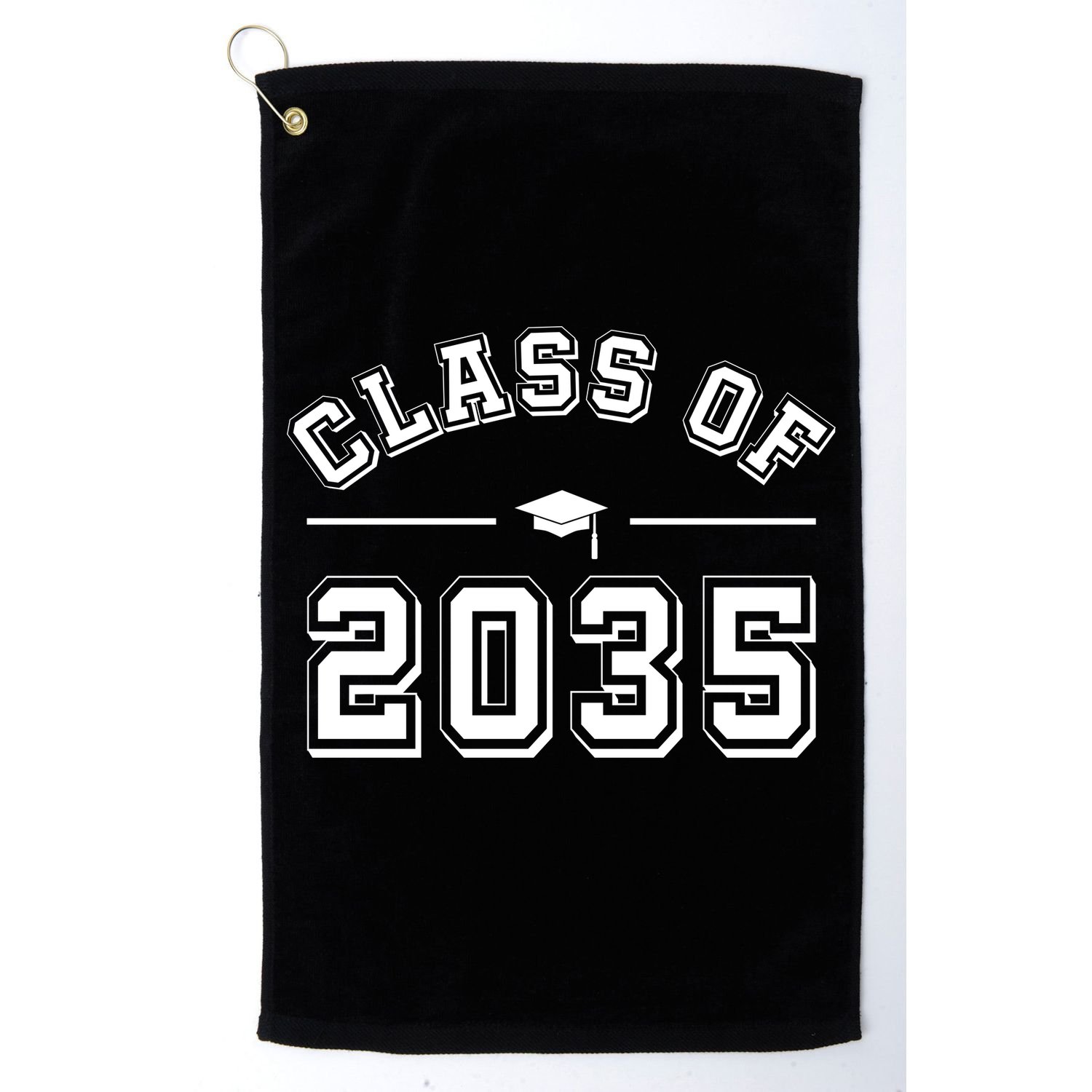 Class Of 2035 Graduation Golf Towel