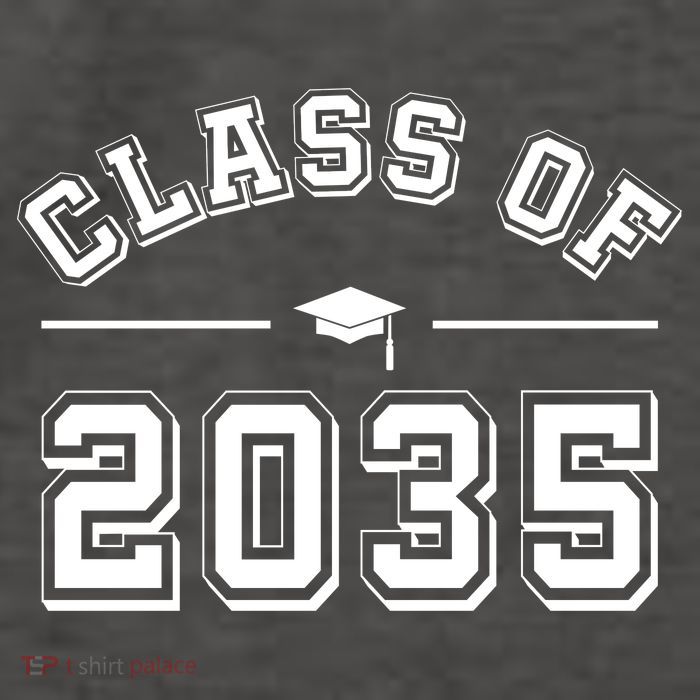 Class Of 2035 Graduation Vector Backpack
