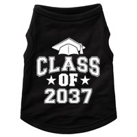 Class Of 2037 Grow With Me First Day Of School Graduation Doggie Tank