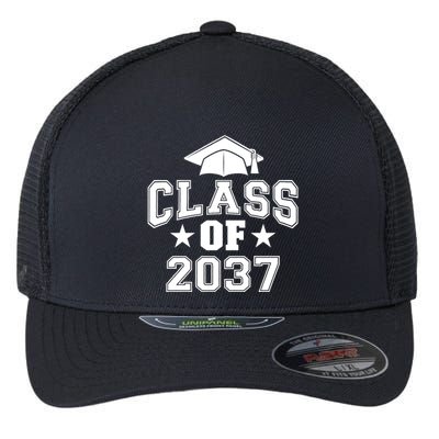 Class Of 2037 Grow With Me First Day Of School Graduation Flexfit Unipanel Trucker Cap