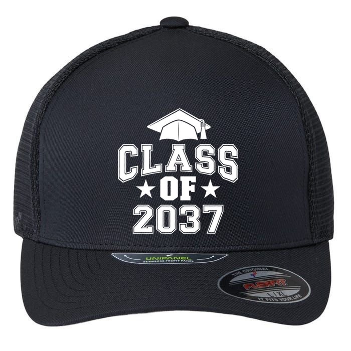 Class Of 2037 Grow With Me First Day Of School Graduation Flexfit Unipanel Trucker Cap