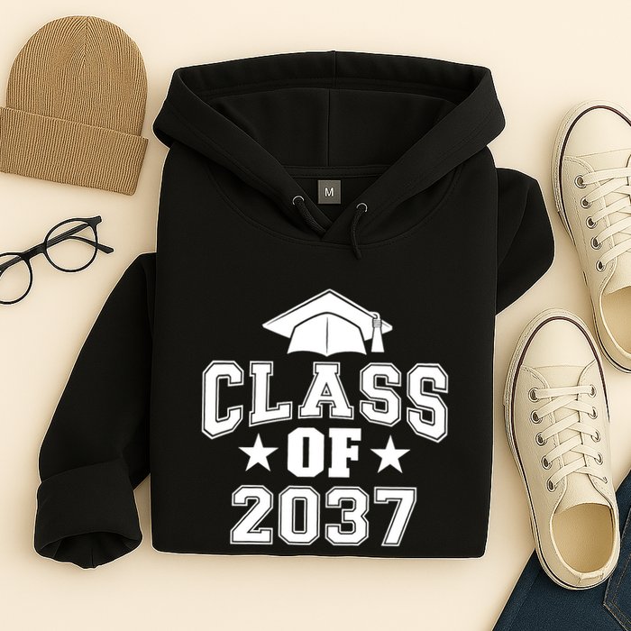 Class Of 2037 Grow With Me First Day Of School Graduation Hoodie