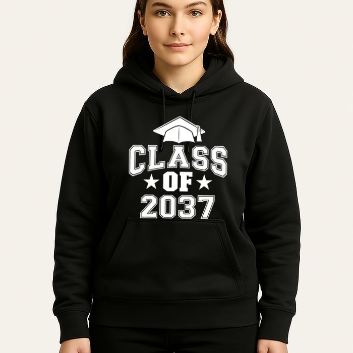 Class Of 2037 Grow With Me First Day Of School Graduation Hoodie