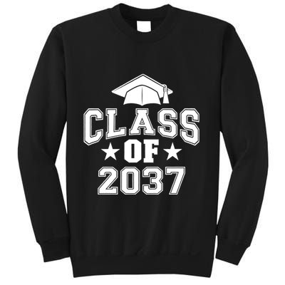 Class Of 2037 Grow With Me First Day Of School Graduation Sweatshirt