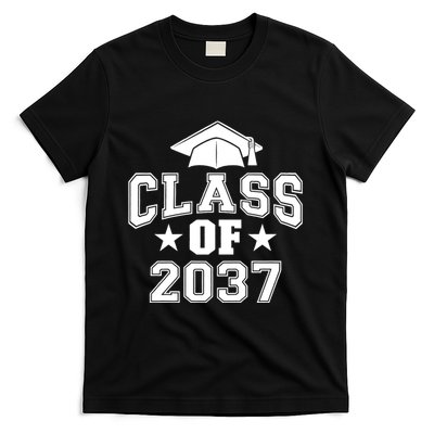 Class Of 2037 Grow With Me First Day Of School Graduation T-Shirt
