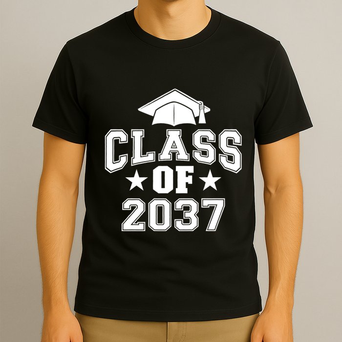Class Of 2037 Grow With Me First Day Of School Graduation T-Shirt