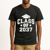 Class Of 2037 Grow With Me First Day Of School Graduation Tall T-Shirt