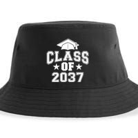 Class Of 2037 Grow With Me First Day Of School Graduation Sustainable Bucket Hat