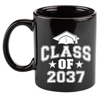 Class Of 2037 Grow With Me First Day Of School Graduation 11oz C Handle Ceramic Mug