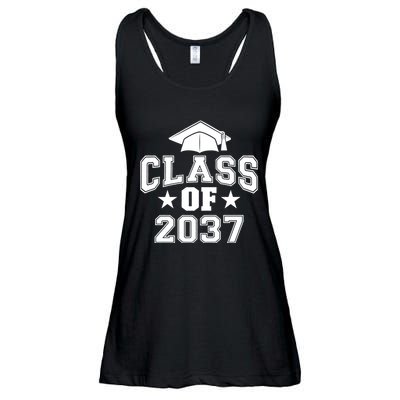 Class Of 2037 Grow With Me First Day Of School Graduation Ladies Essential Flowy Tank