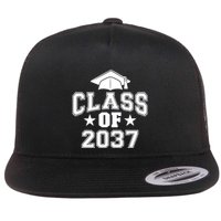 Class Of 2037 Grow With Me First Day Of School Graduation Flatbill Hat