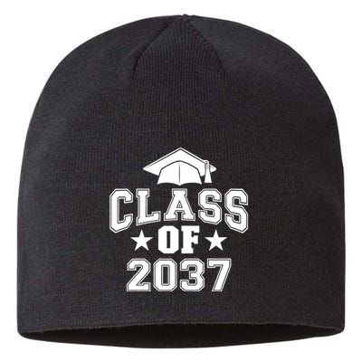 Class Of 2037 Grow With Me First Day Of School Graduation Sustainable Beanie