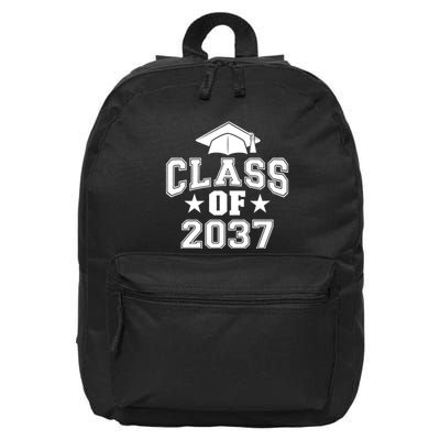 Class Of 2037 Grow With Me First Day Of School Graduation 16 in Basic Backpack