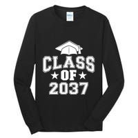 Class Of 2037 Grow With Me First Day Of School Graduation Tall Long Sleeve T-Shirt