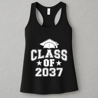 Class Of 2037 Grow With Me First Day Of School Graduation Womens Tank Top