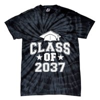 Class Of 2037 Grow With Me First Day Of School Graduation Tie-Dye T-Shirt
