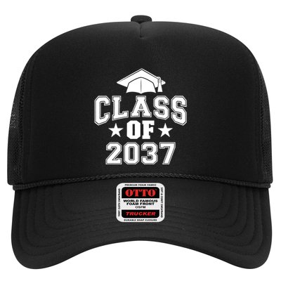 Class Of 2037 Grow With Me First Day Of School Graduation Trucker Hat