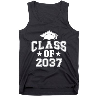 Class Of 2037 Grow With Me First Day Of School Graduation Tank Top