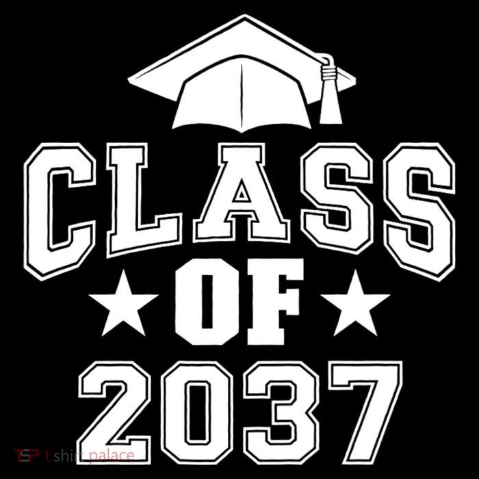 Class Of 2037 Grow With Me First Day Of School Graduation Tank Top