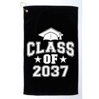 Class Of 2037 Grow With Me First Day Of School Graduation Golf Towel