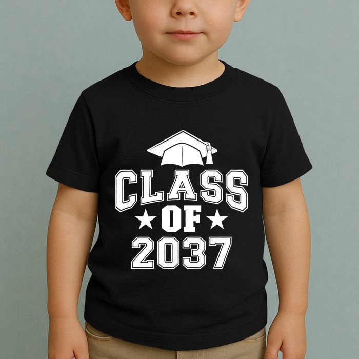 Class Of 2037 Grow With Me First Day Of School Graduation Toddler T-Shirt