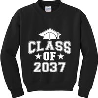 Class Of 2037 Grow With Me First Day Of School Graduation Kids Sweatshirt