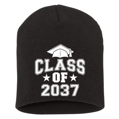 Class Of 2037 Grow With Me First Day Of School Graduation Short Acrylic Beanie
