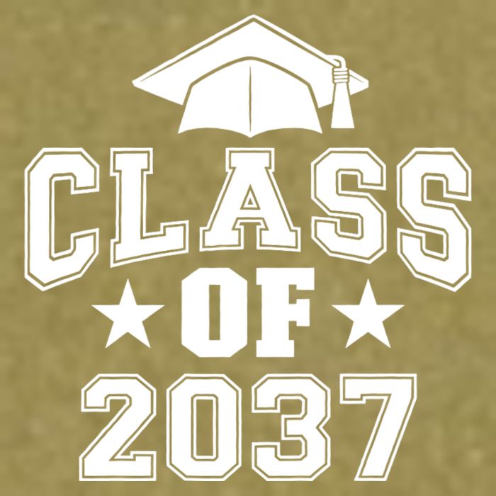 Class Of 2037 Grow With Me First Day Of School Graduation Garment-Dyed Women's Muscle Tee