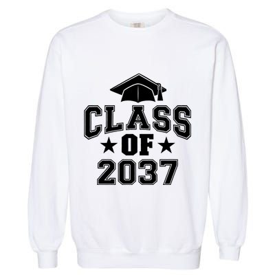 Class Of 2037 Grow With Me First Day Of School Graduation Garment-Dyed Sweatshirt