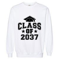 Class Of 2037 Grow With Me First Day Of School Graduation Garment-Dyed Sweatshirt