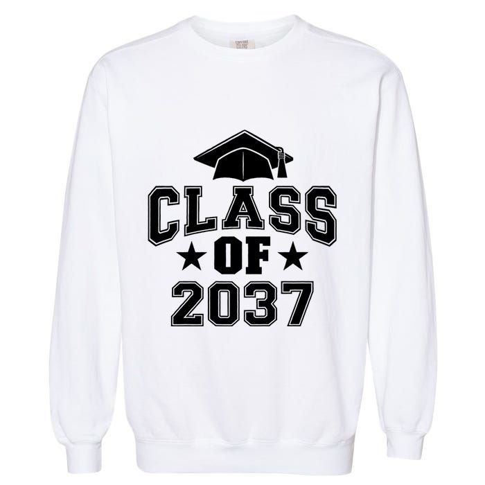 Class Of 2037 Grow With Me First Day Of School Graduation Garment-Dyed Sweatshirt