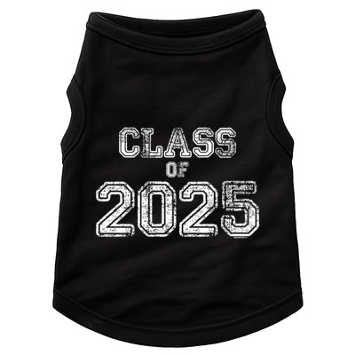 Class Of 2025 Senior 2025 Graduation Vintage School Spirit Cool Gift Doggie Tank