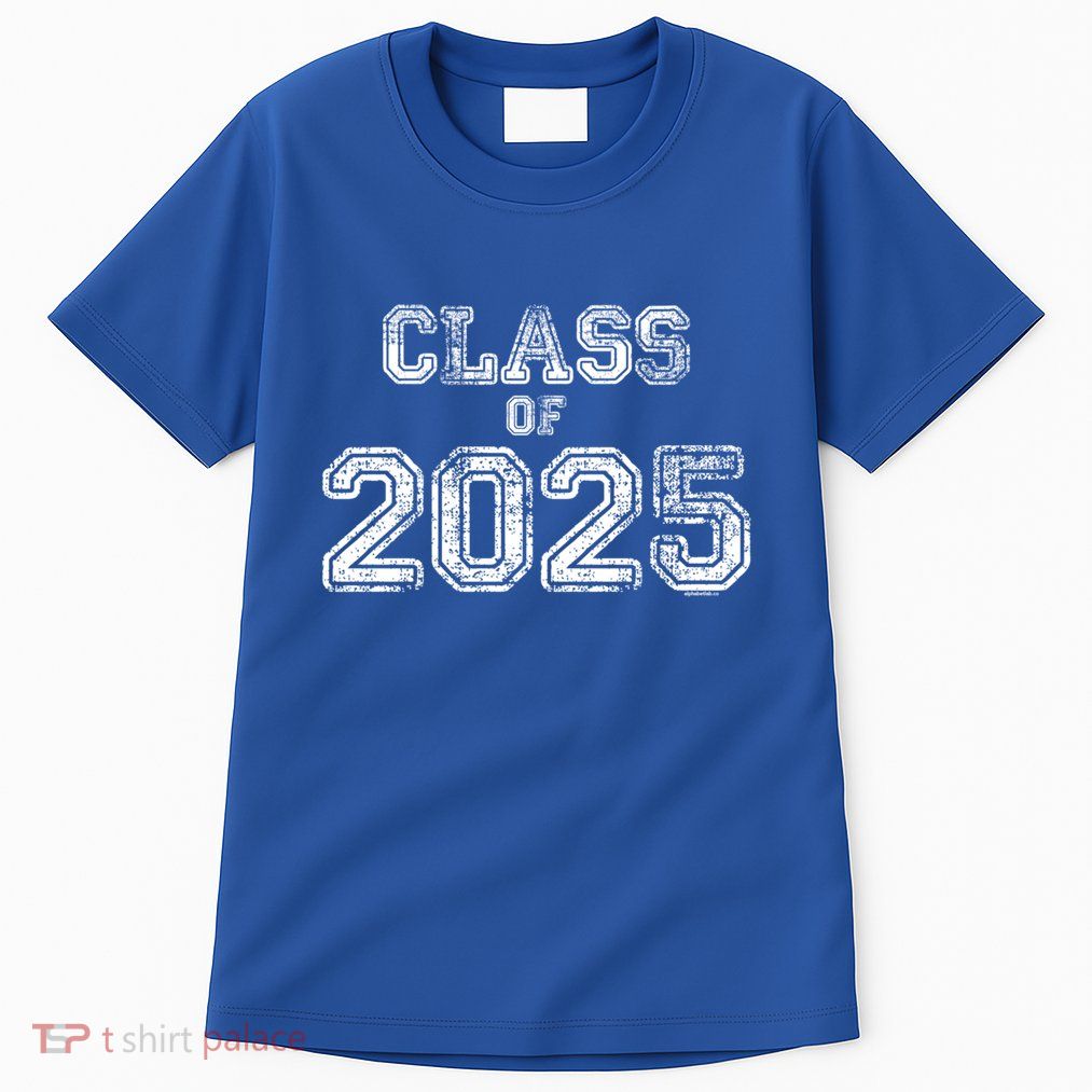 Class Of 2025 Senior 2025 Graduation Vintage School Spirit Cool Gift Tall T-Shirt