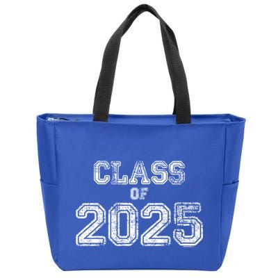 Class Of 2025 Senior 2025 Graduation Vintage School Spirit Cool Gift Zip Tote Bag
