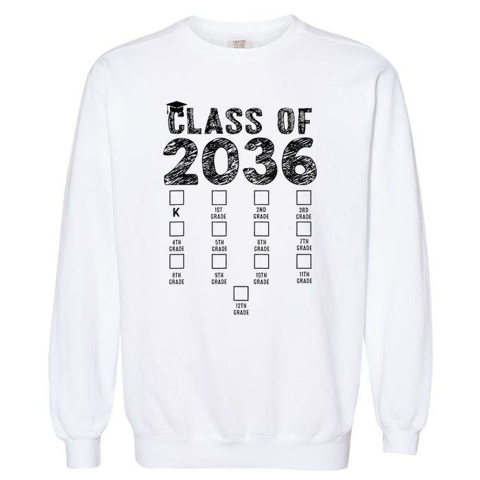 Class Of 2036 Grow With Me With Space Garment-Dyed Sweatshirt