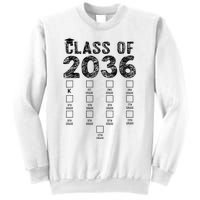 Class Of 2036 Grow With Me With Space Sweatshirt