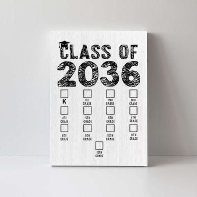 Class Of 2036 Grow With Me With Space Canvas